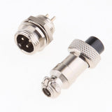 Maxbell Pair GX12 3Pins Waterproof Male Female Panel Metal Aviation Wire Connector - Aladdin Shoppers