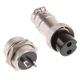 Maxbell Pair GX16 2Pins Waterproof Male Female Panel Metal Aviation Wire Connector - Aladdin Shoppers