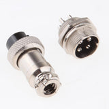 Maxbell Pair GX16 4Pins Waterproof Male Female Panel Metal Aviation Wire Connector - Aladdin Shoppers