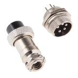 Maxbell Pair GX16 5Pins Waterproof Male Female Panel Metal Aviation Wire Connector - Aladdin Shoppers