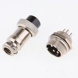 Maxbell Pair GX16 5Pins Waterproof Male Female Panel Metal Aviation Wire Connector - Aladdin Shoppers