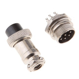 Maxbell Pair GX16 8 Pins Waterproof Male Female Panel Metal Aviation Wire Connector - Aladdin Shoppers