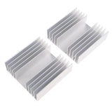 2 Pack 100*33*100mm Aluminum Heat Sink Cooling Fin for Computer CPU / IC LED Light / Power Amplifier - Aladdin Shoppers