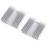 2 Pack 100*33*100mm Aluminum Heat Sink Cooling Fin for Computer CPU / IC LED Light / Power Amplifier - Aladdin Shoppers