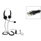 Corded Headphone Call Center Noise Cancelling Headset With Adjustable Mic - Aladdin Shoppers