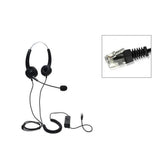Corded Headphone Call Center Noise Cancelling Headset With Adjustable Mic - Aladdin Shoppers