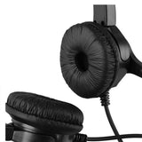 Corded Headphone Call Center Noise Cancelling Headset With Adjustable Mic - Aladdin Shoppers