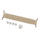 Vintage Style Guitar AMP Amplifier Leather Handle with White Stitching and Screws #6, Pack of 1 - Aladdin Shoppers