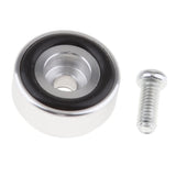 Amplifier Speaker Feet Spikes Mat Fenestrated Pad with 1pcs Screw, 20x10mm, Easily Installed, Silver #1 - Aladdin Shoppers
