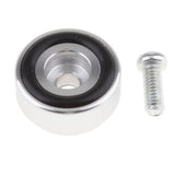Amplifier Speaker Feet Spikes Mat Fenestrated Pad with 1pcs Screw, 20x10mm, Easily Installed, Silver #1 - Aladdin Shoppers