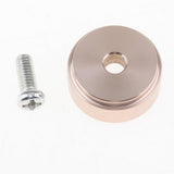 Amplifier Speaker Feet Spikes Mat Fenestrated Pad with 1pcs Screw, 20x10mm, Easily Installed, Gold - Aladdin Shoppers