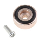 Amplifier Speaker Feet Spikes Mat Fenestrated Pad with 1pcs Screw, 20x10mm, Easily Installed, Gold - Aladdin Shoppers