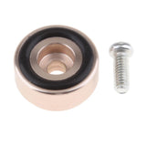 Amplifier Speaker Feet Spikes Mat Fenestrated Pad with 1pcs Screw, 20x10mm, Easily Installed, Gold - Aladdin Shoppers