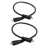 Maxbell Micro HDMI to Micro HDMI Extension Cable Male to Male Adapter Cord 0.3meter - Aladdin Shoppers