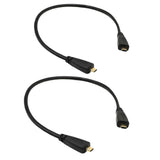 Maxbell Micro HDMI to Micro HDMI Extension Cable Male to Male Adapter Cord 0.3meter - Aladdin Shoppers