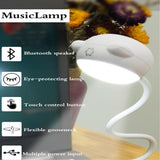 2 in 1 Bluetooth Speaker LED Light with Cold and Warm Modes Playing Music for Home, Office Parties, Dinners Pink - Aladdin Shoppers