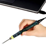 Mini 5V 8W USB Soldering Iron Pen Tip Electric Powered Welding Touch Switch - Aladdin Shoppers