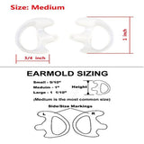 8 Pcs Silicone Earbud For Covert Acoustic Tube Earpiece Walkie Talkie Radio - Aladdin Shoppers