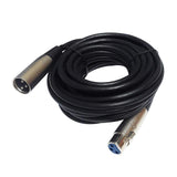 XLR Cable Microphone Lead Male to Female Extension Mic Cable 7.5 Meter