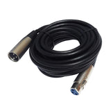 XLR Cable Microphone Lead Male to Female Extension Mic Cable 7.5 Meter