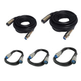 XLR Cable Microphone Lead Male to Female Extension Mic Cable 7.5 Meter