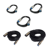 XLR Cable Microphone Lead Male to Female Extension Mic Cable 7.5 Meter