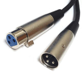 XLR Cable Microphone Lead Male to Female Extension Mic Cable 7.5 Meter