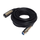 XLR Cable Microphone Lead Male to Female Extension Mic Cable 7.5 Meter