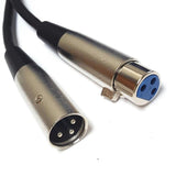 XLR Cable Microphone Lead Male to Female Extension Mic Cable 7.5 Meter