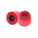 Maxbell 20 Pieces Noise Reduction Memory Foam Earbud Tips 4.9mm Medium Gray red