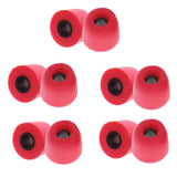 Maxbell 20 Pieces Noise Reduction Memory Foam Earbud Tips 4.9mm Medium Gray red