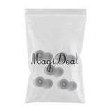 Maxbell 20 Pieces Noise Reduction Memory Foam Earbud Tips 4.9mm Medium Gray red