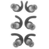Maxbell 3x3 Pairs Earphone Earbuds Tips Caps Compatible with JBL T280BT Headsets Gray