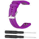 Maxbell 2 Set Soft Silicone Sport Band 20mm Watch Strap Belt for Garmin Fenix5S