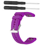 Maxbell 2 Set Soft Silicone Sport Band 20mm Watch Strap Belt for Garmin Fenix5S