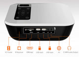 Maxbell HD 1080P Home Theater Smart Projector Mini 3D Phone Projector - AU Standard