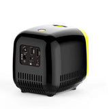 Maxbell Mini Home Movie Theater Projector Portable HD LED Projector (US Plug) Black