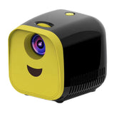 Maxbell Mini Home Movie Theater Projector Portable HD LED Projector (EU Plug) Black