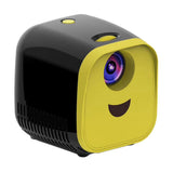 Maxbell Mini Home Movie Theater Projector Portable HD LED Projector (EU Plug) Black