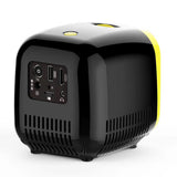 Maxbell Mini Home Movie Theater Projector Portable HD LED Projector (EU Plug) Black