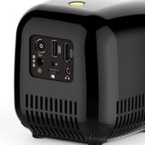 Maxbell Mini Home Movie Theater Projector Portable HD LED Projector (EU Plug) Black