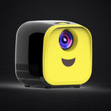 Maxbell Mini Home Movie Theater Projector Portable HD LED Projector (EU Plug) Black
