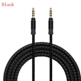 Maxbell 3.5mm Plug Male to Male Aux Cable Nylon Car AUX Audio Extension Cord 1.5m
