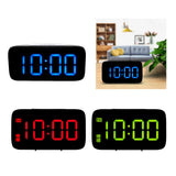 Maxbell Led Projection Alarm Clock Modern Desktop Clock with Voice control Blue