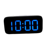 Maxbell Led Projection Alarm Clock Modern Desktop Clock with Voice control Blue