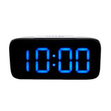 Maxbell Led Projection Alarm Clock Modern Desktop Clock with Voice control Blue