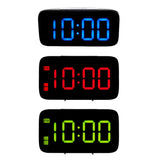 Maxbell Led Projection Alarm Clock Modern Desktop Clock with Voice control Blue