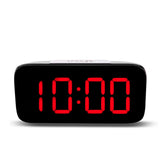 Maxbell Led Projection Alarm Clock Modern Desktop Clock with Voice control Red