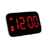 Maxbell Led Projection Alarm Clock Modern Desktop Clock with Voice control Red