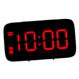 Maxbell Led Projection Alarm Clock Modern Desktop Clock with Voice control Red